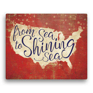 From Sea To Shining Sea 16x20 Canvas