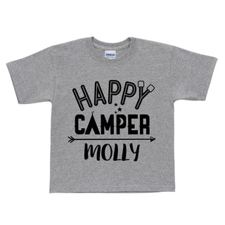 Happy Camper Personalized Kid T-Shirt