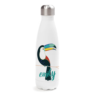 Personalized Toucan Stainless Steel Water Bottle