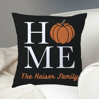 Fall Home Personalized Throw Pillow