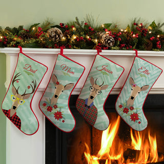 Hipster Buck Personalized Stocking
