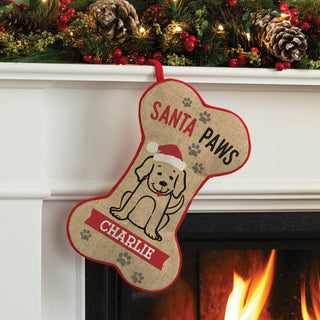 Santa Paws Personalized Stocking