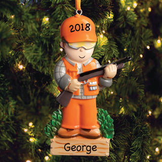 Personalized Hunting Ornament