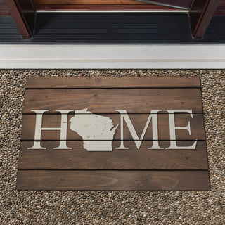 Brown Home State Doormat