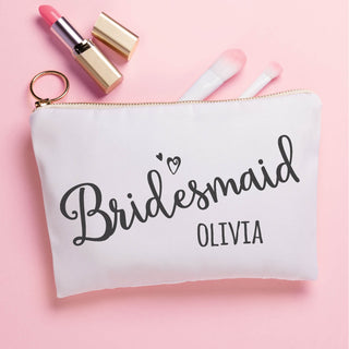 Bridesmaid Personalized Zipper Pouch