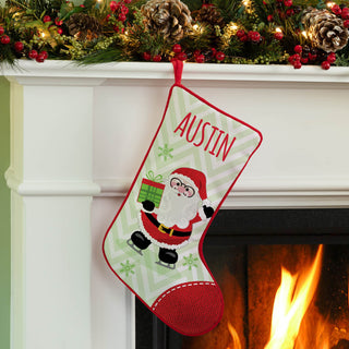 Jolly Santa Personalized Stocking