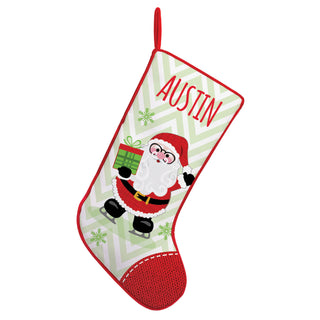 Jolly Santa Personalized Stocking