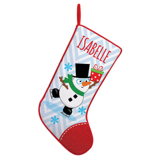 Jolly Snowman Personalized Stocking