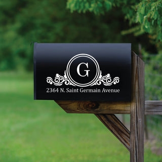 Family Initial Personalized Mailbox Decal