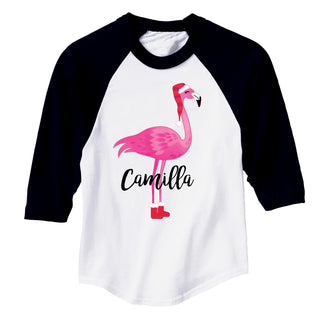 Frosty Flamingo Personalized Sports Jersey
