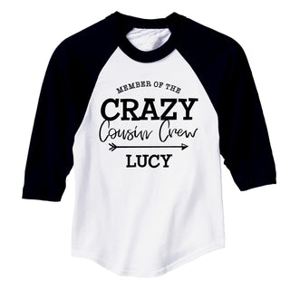 Crazy Cousin Crew Personalized Sports Jersey
