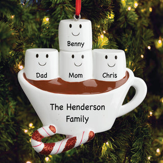 Personalized Hot Chocolate Family of Four