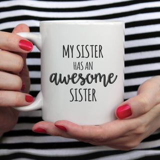 Awesome sister gift mug