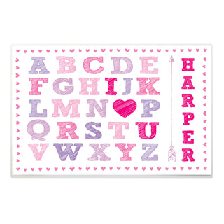 Letters of Love Personalized Placemat For Her