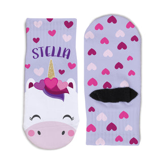 Unicorn Personalized Toddler Socks