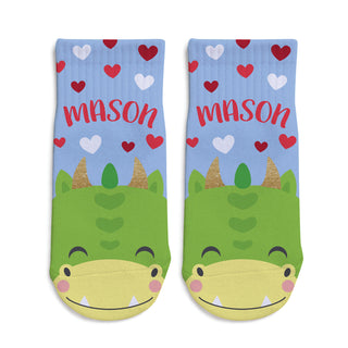 Dragon Personalized Toddler Socks