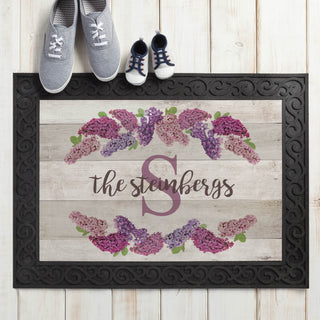 Spring Is In Bloom Personalized Doormat - 18x27 Inch, 1/8" Thin