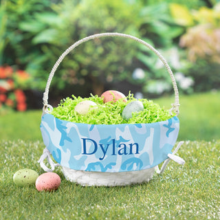 Cool Camo Personalized Easter Basket and Liner