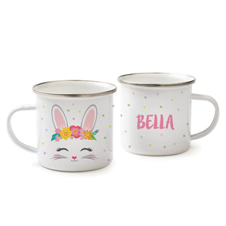 Beautiful Bunny Personalized Camp Mug - 11 oz.