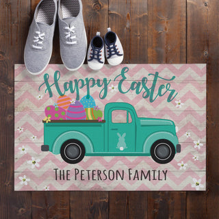 Easter Pickup Personalized Doormat - 18x27 Inch, 1/8" Thin