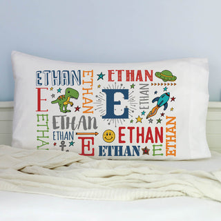 My Name Personalized Primary Pillowcase