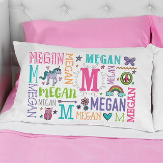 My Name Personalized Pastel Pillowcase