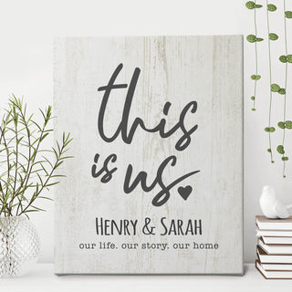 This Is Us Personalized 16x20 Canvas