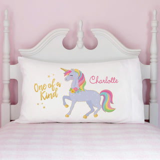 One of a Kind Unicorn Personalized Pillowcase