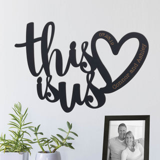 This Is Us Personalized Wood Plaque