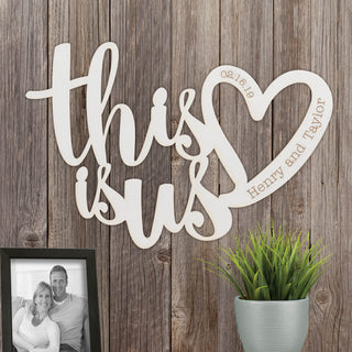 This Is Us Personalized Wood Plaque