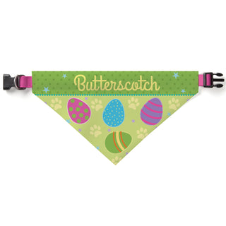 Easter Eggs Personalized Dog Bandana