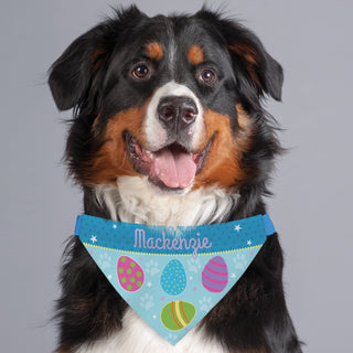 Easter Eggs Personalized Dog Bandana