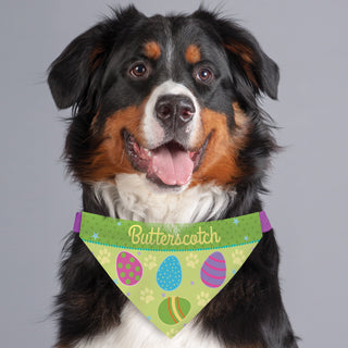 Easter Eggs Personalized Dog Bandana