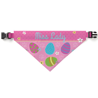 Easter Eggs Personalized Dog Bandana