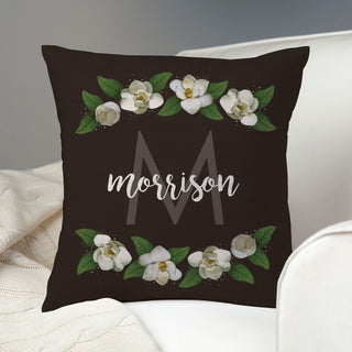 Magnolia Personalized Throw Pillow