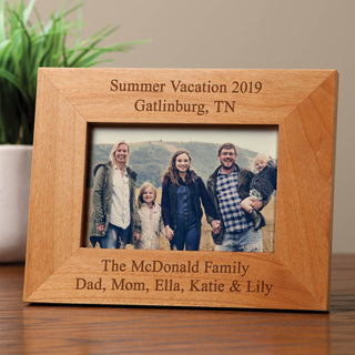 Custom Message Wood Picture Frame