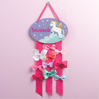 Unicorn Personalized Bow Holder