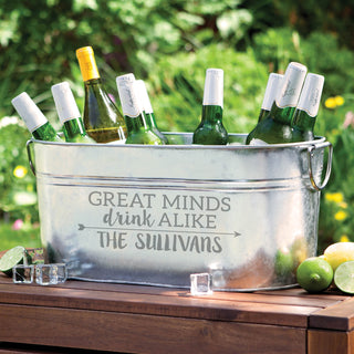 Great Minds Drink Alike Personalized Beverage Tub
