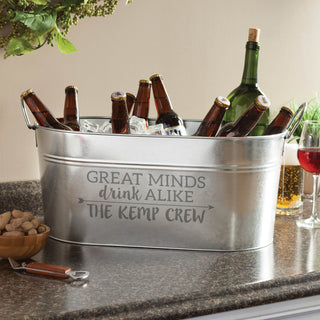 Great Minds Drink Alike Personalized Beverage Tub