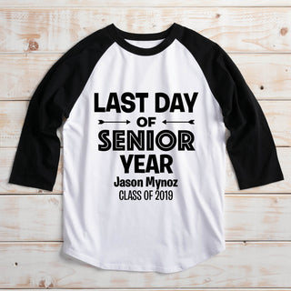 Last Day of School Autograph Adult Sports Jersey