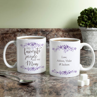 My Favorite People Call Me Personalized White Coffee Mug - 11 oz.