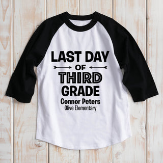 Last Day of School Autograph Youth Sports Jersey