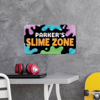 Slime Zone Personalized Metal Sign