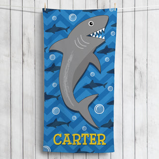 Shark Plush Beach Towel