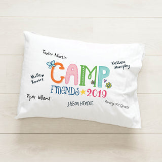 Camp Friends Personalized Pillowcase