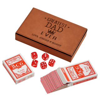 Greatest Ever Leatherette Playing Card Set
