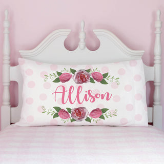 Floral Personalized Pillowcase