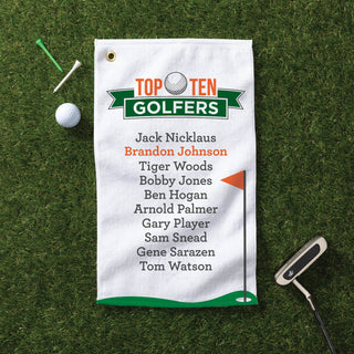 Top Ten Personalized Golf Towel