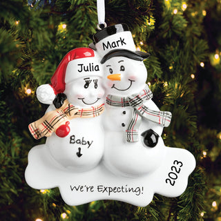 We're Expecting Personalized Ornament