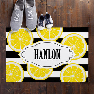 Lemons Personalized Doormat - 18x27 Inch, 1/8" Thin